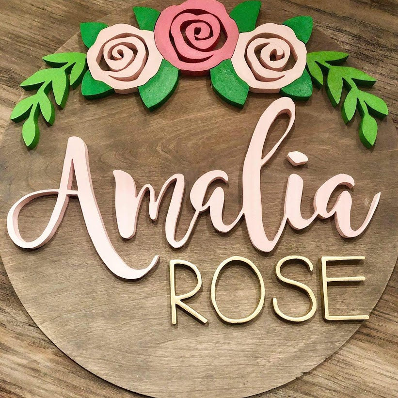 18" Rose Arch Sign - the-beautiful-birch
